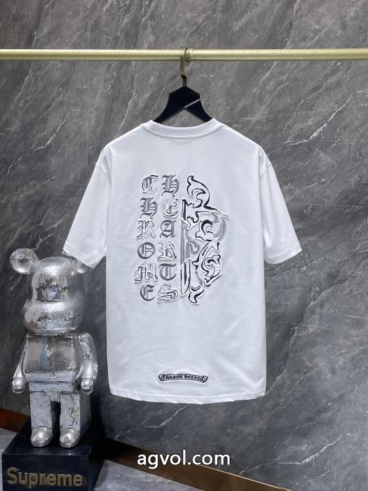 偽 ブランド 販売CHROME HEARTS半袖Tシャツ知的な雰囲気夏着物 格好良い 最安価格新品_0_1