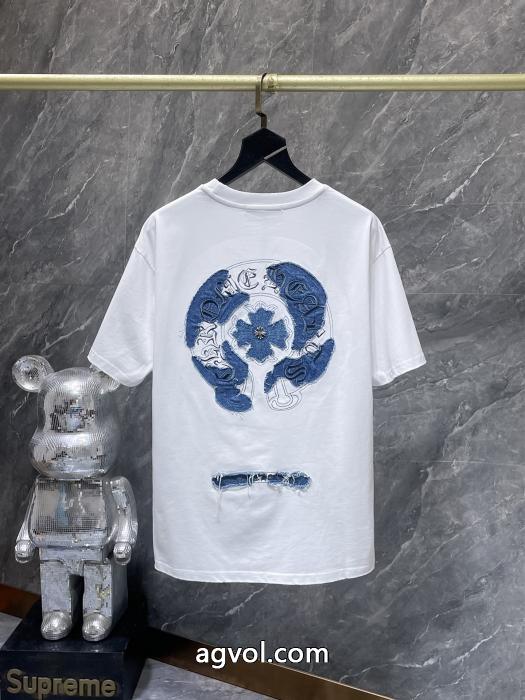 海外限定アイテム 高級感が漂う 大幅に値下げブランド 品 コピー半袖TシャツCHROME HEARTS_0_2