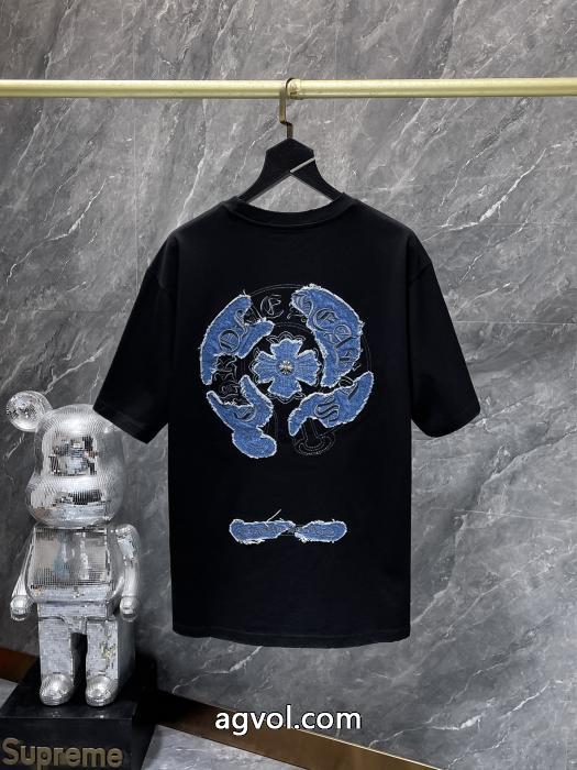 海外限定アイテム 高級感が漂う 大幅に値下げブランド 品 コピー半袖TシャツCHROME HEARTS_0_4