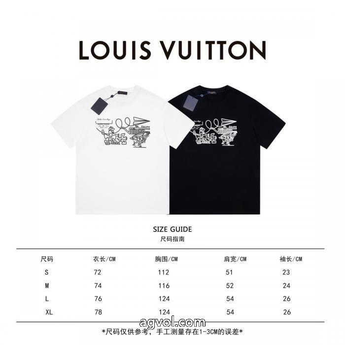 2026限定 男女兼用に人気 肌触りのいい   ロゴ入り新作 コピー ブランド 通販LOUIS VUITTON半袖Tシャツ_0_5