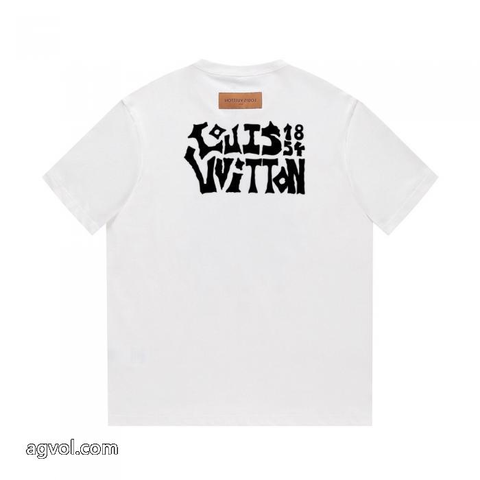 スーパー コピー 通販限定デザイン 品質保証最新作 高品質で綺麗LOUIS VUITTON半袖Tシャツ_0_0