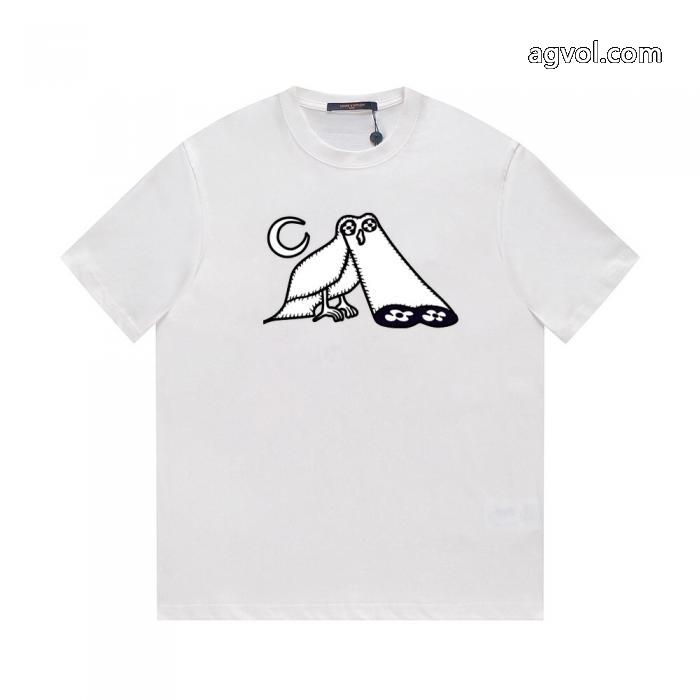 スーパー コピー 通販限定デザイン 品質保証最新作 高品質で綺麗LOUIS VUITTON半袖Tシャツ_0_1