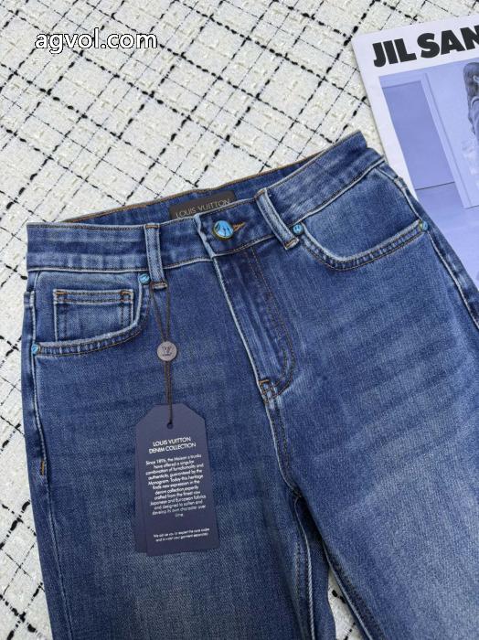LOUIS VUITTONギフトに最高 品良くおしゃれ  限定版プリントジーンズブランド フェイク.._0_2