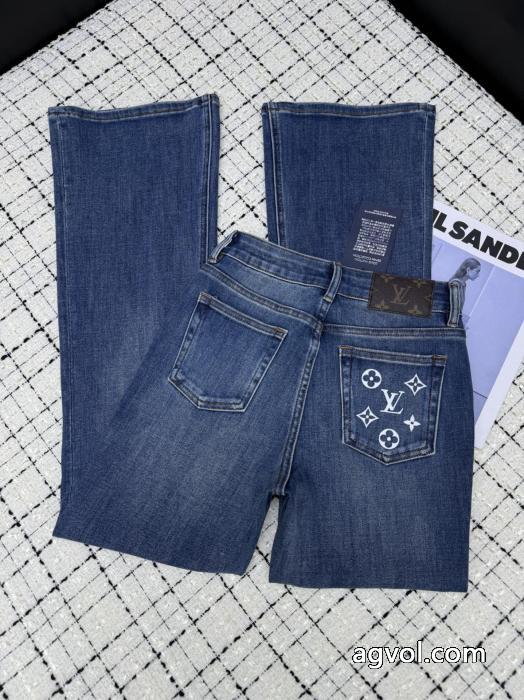 LOUIS VUITTONギフトに最高 品良くおしゃれ  限定版プリントジーンズブランド フェイク.._0_3
