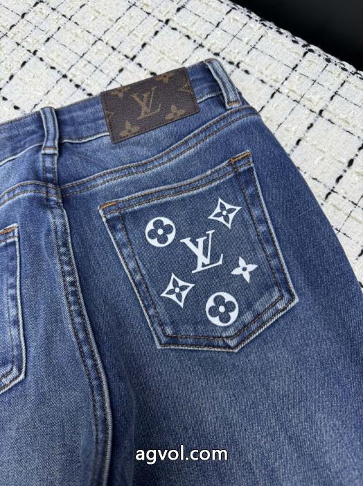 LOUIS VUITTONギフトに最高 品良くおしゃれ  限定版プリントジーンズブランド フェイク.._0_5
