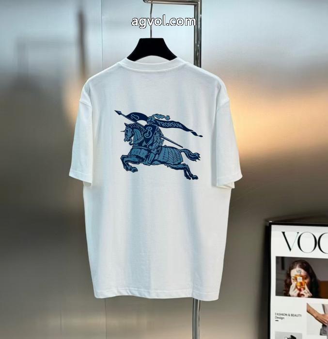 BURBERRY偽 ブランド 販売人気定番低価 お洒落スタイル レビュー高い半袖Tシャツ_0_0