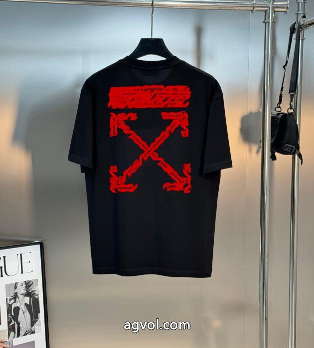 Off-Whiteブランド 偽物 激安 通販上質感 新作限定 夏新商品半袖Tシャツ_0_2