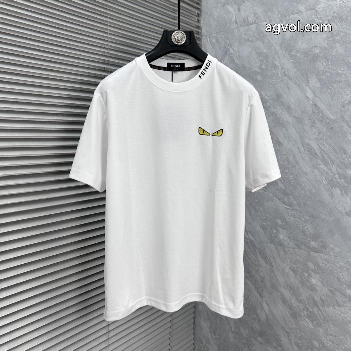 ブランド 通販半袖TシャツFENDI定番人気　薄手柔らか 人気の高い 国内配送_0_0