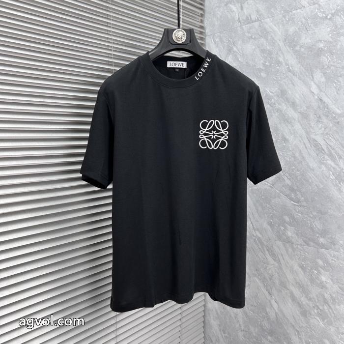 半袖Tシャツ2026到着済 26SS 異素材 季節限定販売LOEWEブランド スニーカー 激安_0_3