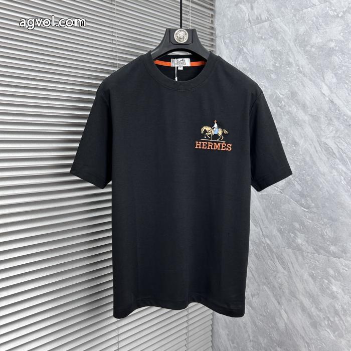 限定SALE 鮮度が手に入る 人気名品半袖TシャツHERMESスーパー コピー 販売_0_1