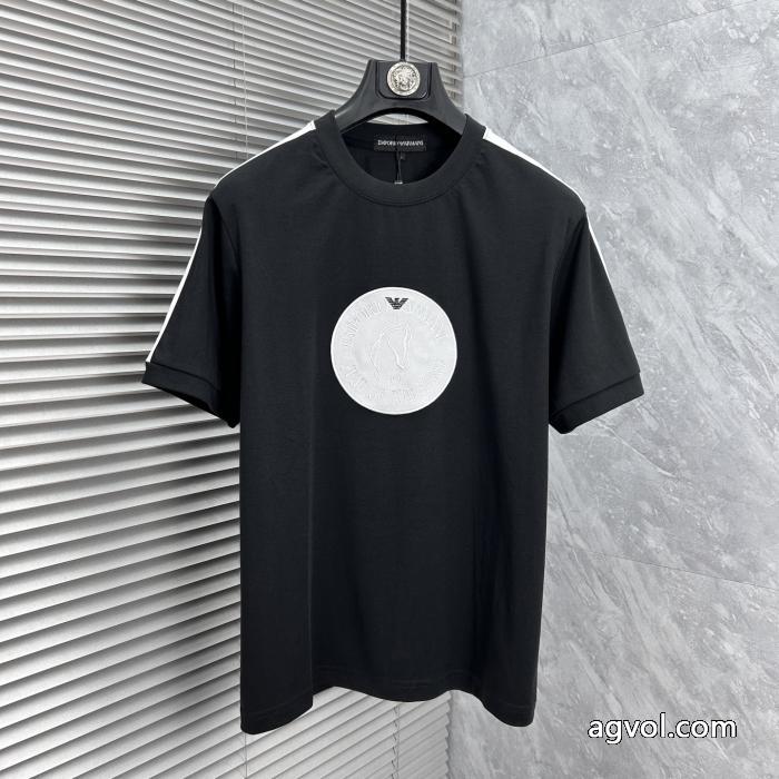 通販 ブランド超必須アイテム 自分らしく 優しい印象を与えてくれ半袖TシャツARMANI_0_1