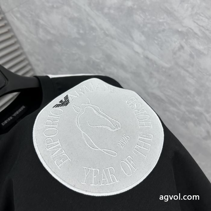 通販 ブランド超必須アイテム 自分らしく 優しい印象を与えてくれ半袖TシャツARMANI_0_3