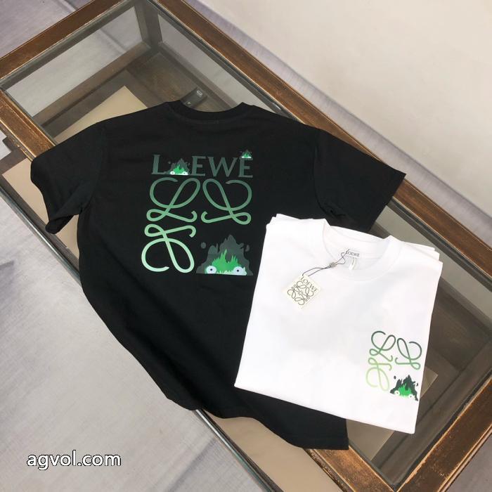 ブランド コピー 着払い超激得 最高の贈り物 大人感漂う2026新作半袖TシャツLOEWE_0_1