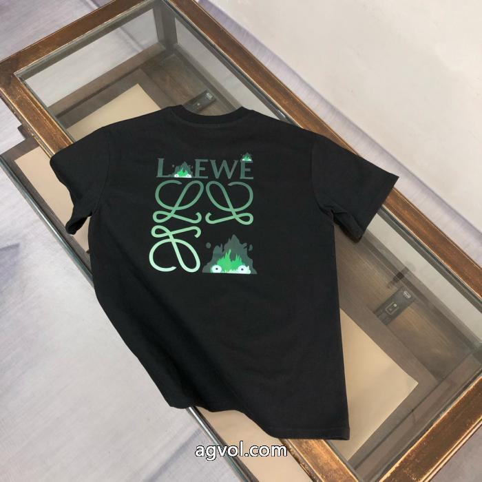 ブランド コピー 着払い超激得 最高の贈り物 大人感漂う2026新作半袖TシャツLOEWE_0_3