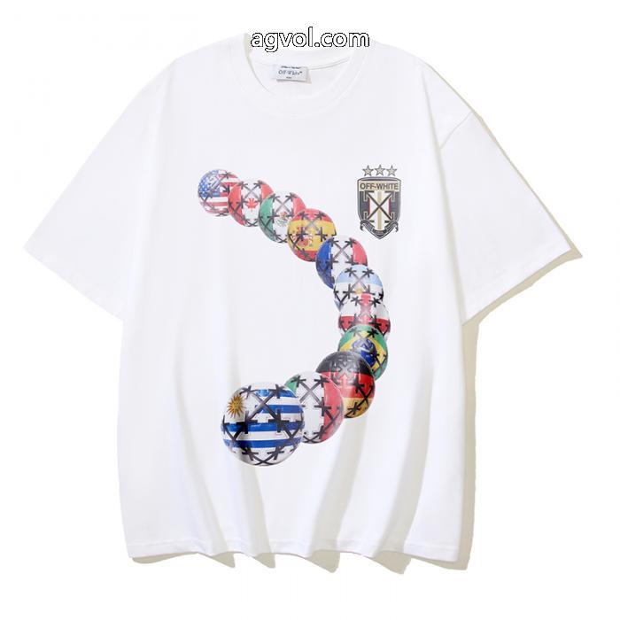  2026ブランド コピー2026新作限定 今年の夏は着こなし 定番カラーOff-White半袖Tシャツ_0_4