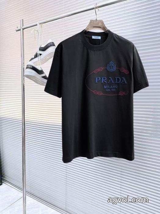半袖Tシャツ偽 ブランド 購入全国無料 最前線新作 半額セールPRADA_0_1