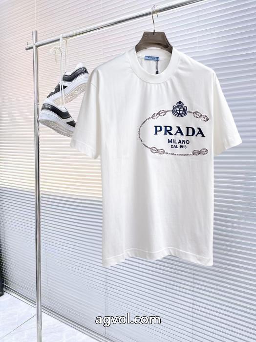 半袖Tシャツ偽 ブランド 購入全国無料 最前線新作 半額セールPRADA_0_2