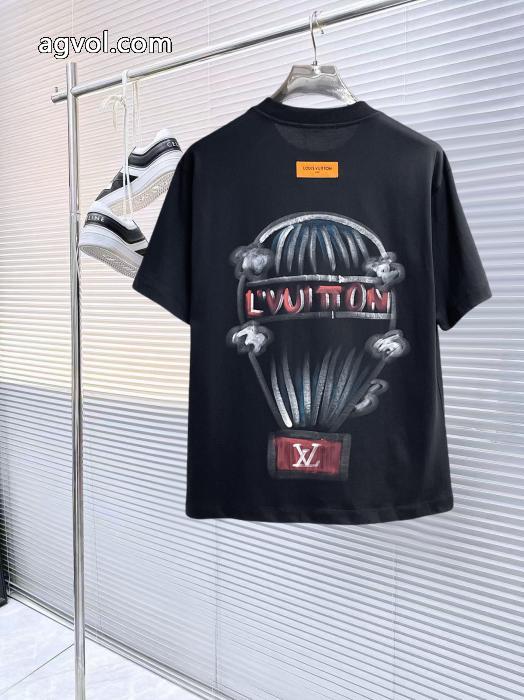 通販 ブランド着心地良く 2026季節限定 憧れブランドルイ ヴィトン半袖Tシャツ_0_0