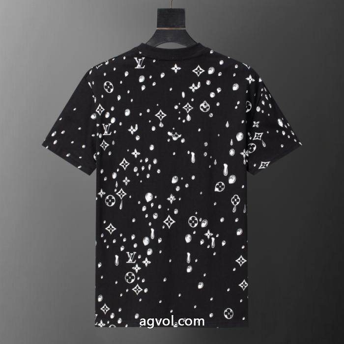 2026超人気アイテム お洒落が人気新品 個性派LOUIS VUITTON半袖Tシャツスーパー コピー 品_0_1