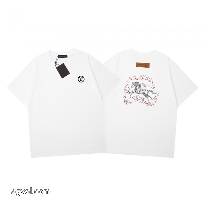 ブランド コピー超優秀 上品シックなお品 人気セールセールLOUIS VUITTON半袖Tシャツ_0_0