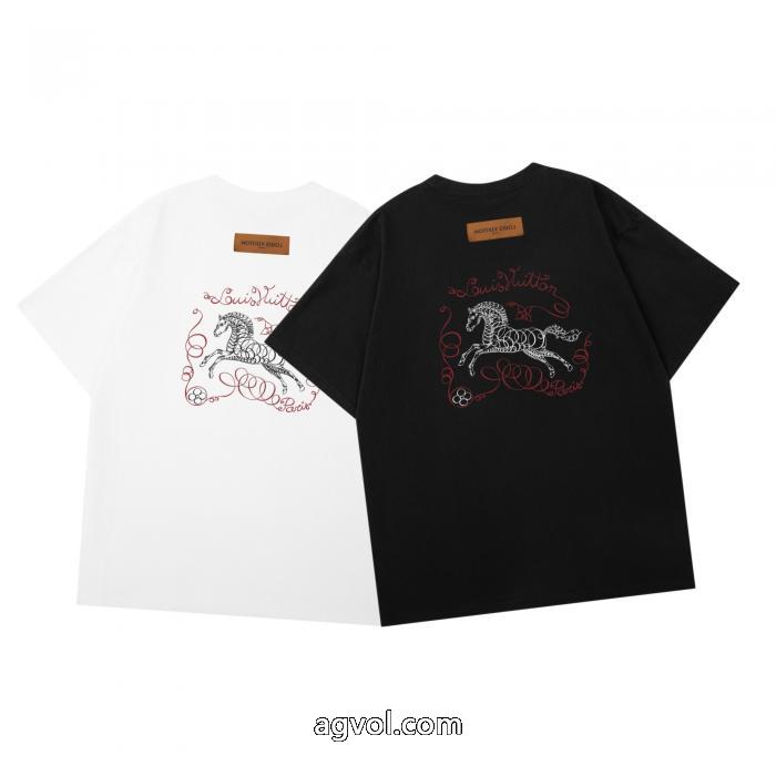 ブランド コピー超優秀 上品シックなお品 人気セールセールLOUIS VUITTON半袖Tシャツ_0_2