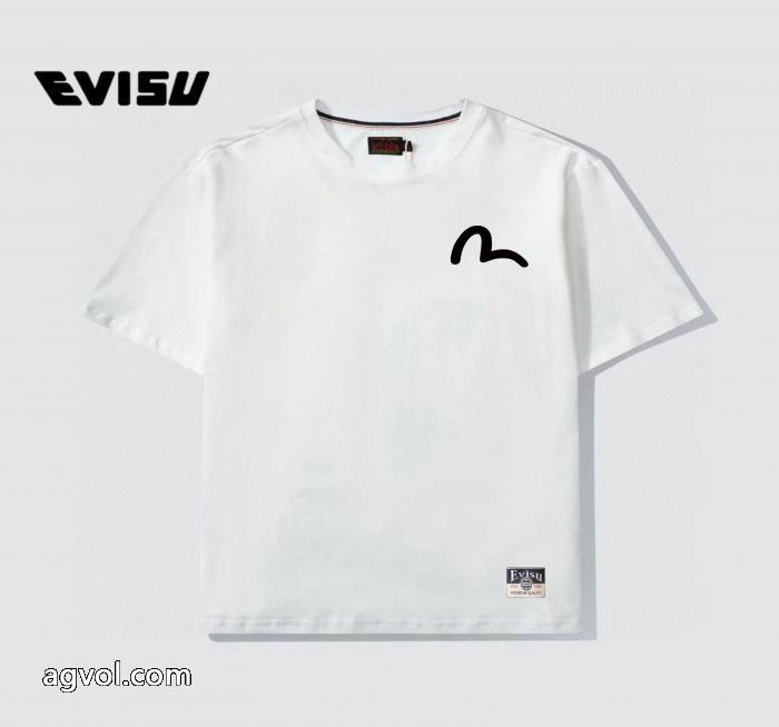2026最安値！ 超激得新品 知的な雰囲気夏着物激安 通販 ブランド半袖TシャツEVISU_0_4