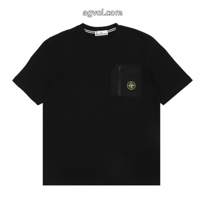 話題の新作到着！ お手頃価格 完売再入荷  偽 ブランド 販売半袖TシャツStone Island_0_3