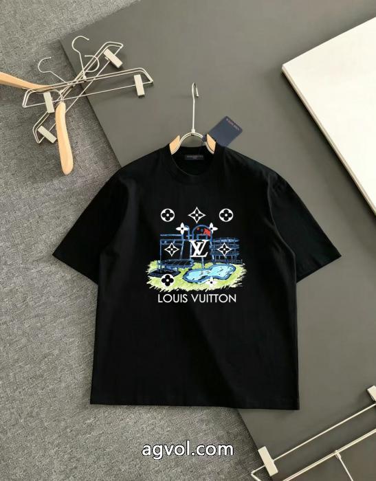 スーパー コピー 通販LOUIS VUITTON半袖Tシャツオシャレに欠かせない！ 大絶賛！  少数入荷_0_2