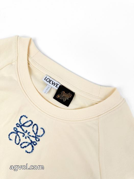 偽物 ブランド 販売半袖Tシャツロエベ高感度アイテム 極上の着心地 最新の品_0_1