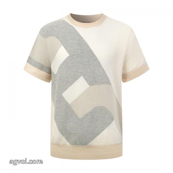 人気いっぱい 唯一無二の存在 都会的感HERMESブランド コピー 着払い半袖Tシャツ_0_2