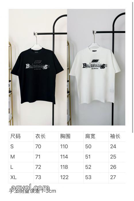ブランド コピー海外流行 新作愛用セレブ多数 極美品半袖Tシャツbalenciaga_0_1
