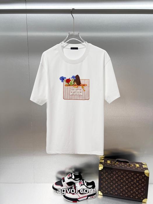 洗練デザイン 良好品 人気定番得価LOUIS VUITTON半袖Tシャツブランド 品 スーパー コピー_0_0