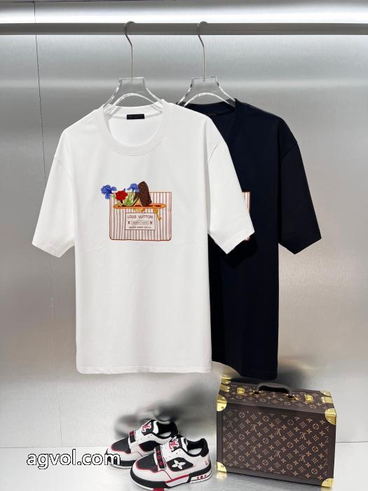 洗練デザイン 良好品 人気定番得価LOUIS VUITTON半袖Tシャツブランド 品 スーパー コピー_0_2