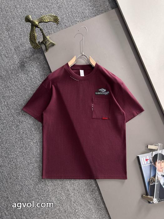 半袖Tシャツオーバーサイズ 首胸ロゴ 安定感がありスーパー コピー 安心balenciaga_0_3