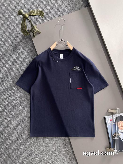 半袖Tシャツオーバーサイズ 首胸ロゴ 安定感がありスーパー コピー 安心balenciaga_0_4