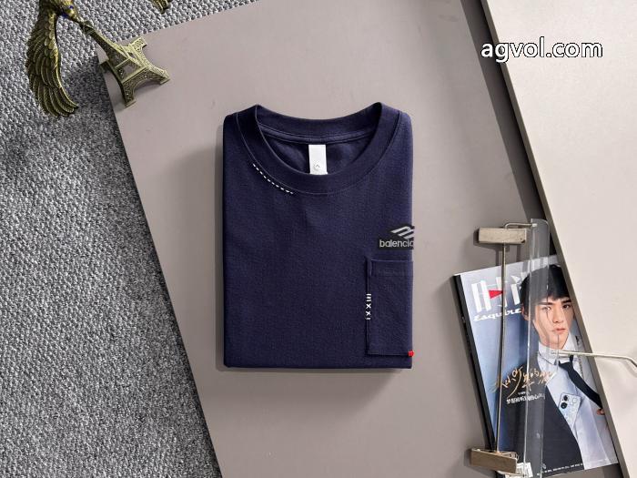 半袖Tシャツオーバーサイズ 首胸ロゴ 安定感がありスーパー コピー 安心balenciaga_0_5