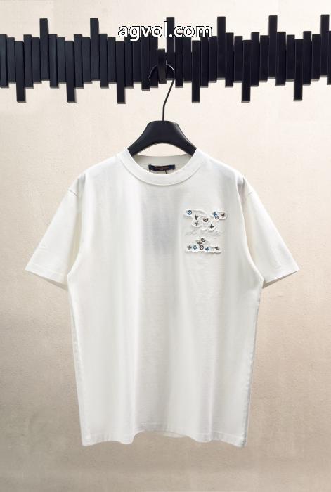 半袖Tシャツシックな色合い 最安に挑戦 国内込偽物 ブランドLOUIS VUITTON_0_1