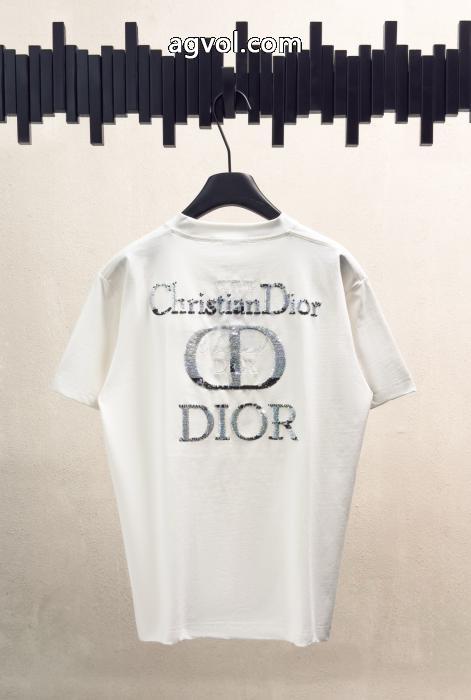 通販 ブランド涼しげな印象の 夏が待ちきれないブランド新作 極上の着心地DIOR半袖Tシャツ_0_2