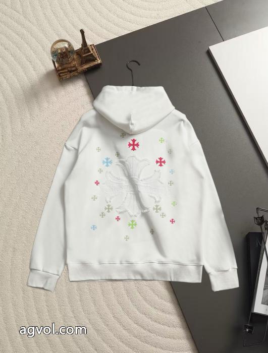 超限定即完売 半額以下セール 素材感に注目ブランド コピー バックCHROME HEARTSパーカー_0_3