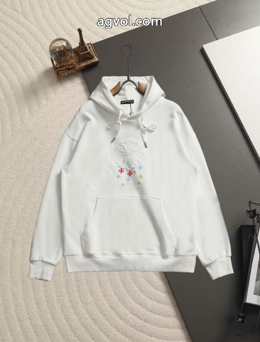 超限定即完売 半額以下セール 素材感に注目ブランド コピー バックCHROME HEARTSパーカー_0_4