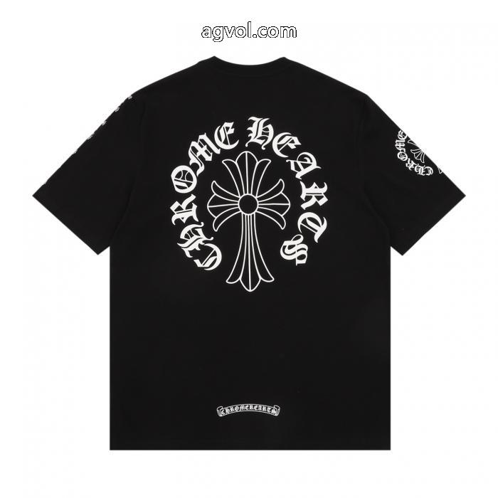 半袖Tシャツ偽物 ブランドロゴがかっこいい 個性派 今年注目な新品セールCHROME HEARTS_0_1