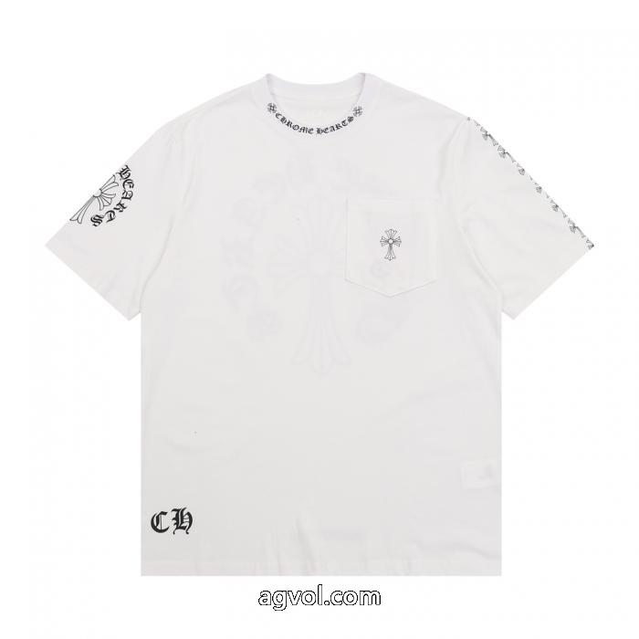 半袖Tシャツ偽物 ブランドロゴがかっこいい 個性派 今年注目な新品セールCHROME HEARTS_0_4