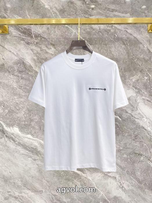 ブランド 品 激安 通販クロムハーツ半袖Tシャツ先行入荷 素敵続くトレンド 新作人気_0_4