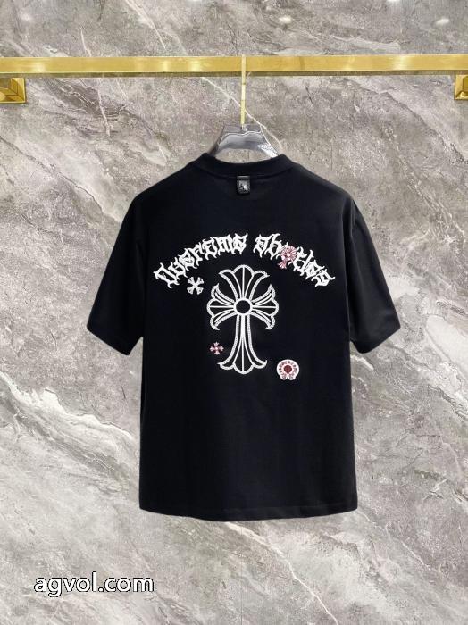 新登場 落ち着いた感覚 品質保証CHROME HEARTS半袖Tシャツブランド 激安 _0_1