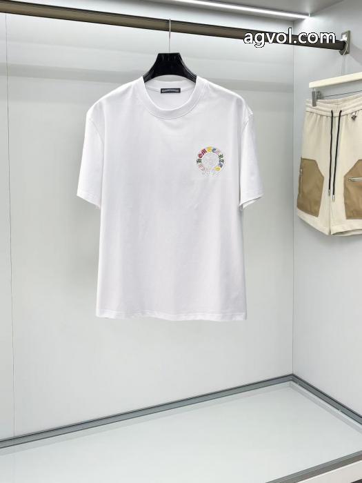 ブランド 偽物 通販お得な価格で登場 夏のいいのアイテム お得260%新品半袖TシャツCHROME HEARTS_0_2