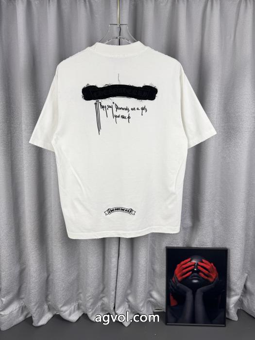ブランド コピー 優良国内即納関税なし 超高機能 HOT新作登場半袖TシャツCHROME HEARTS_0_2