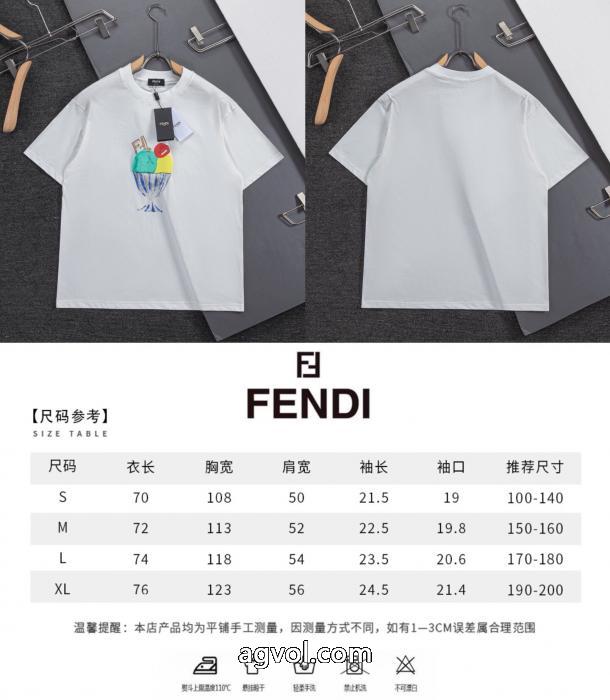 限定SALE 高品質限定アイテム 海外限定モデル 新作激安 ブランド 通販FENDI半袖Tシャツ_0_1