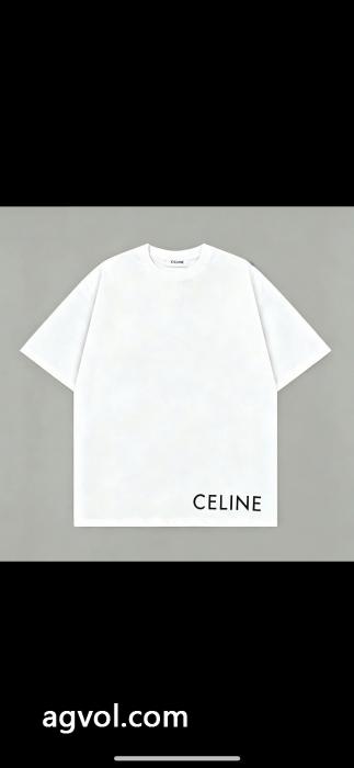 抜群の吸汗性 高品質限定アイテム 高感度アイテム偽物 ブランド 激安セリーヌ半袖Tシャツ_1_2