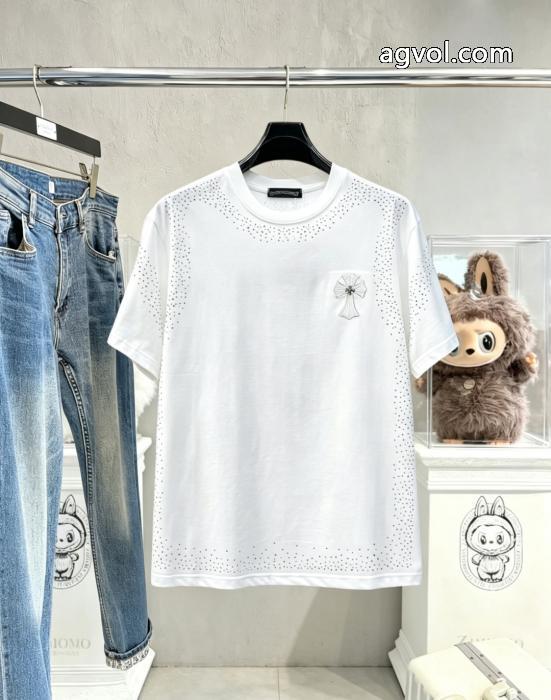 CHROME HEARTSブランド コピー半袖Tシャツ上品スタイル 人気新品 海外通販_0_3