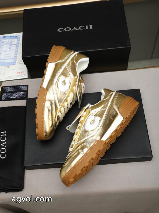 スーパー コピー ブランド 通販最安値新作 大人っぽく仕上げ ファッション感満載！COACHスニーカー.._0_4